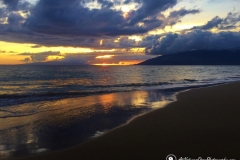Black Clouds Smothering the Sunset in Hawaii